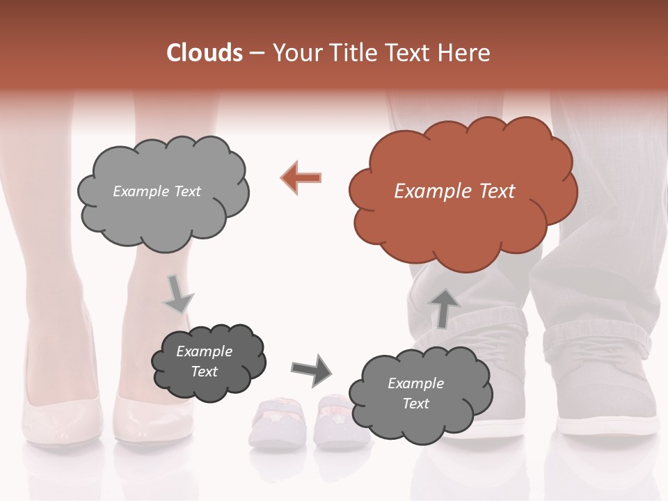 A Couple Of People Standing Next To Each Other PowerPoint Template