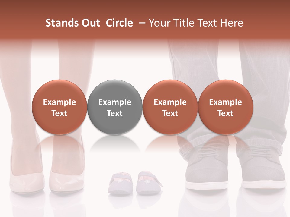 A Couple Of People Standing Next To Each Other PowerPoint Template