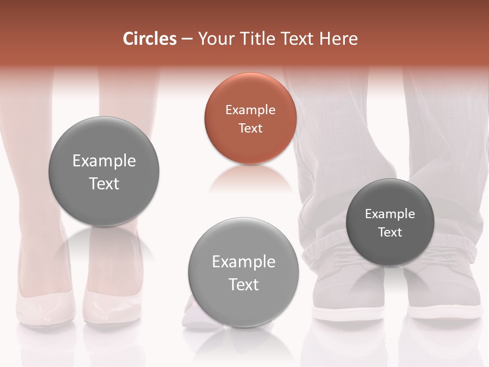 A Couple Of People Standing Next To Each Other PowerPoint Template