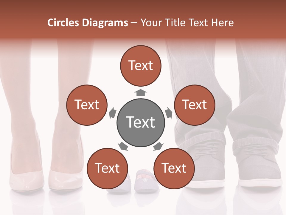 A Couple Of People Standing Next To Each Other PowerPoint Template