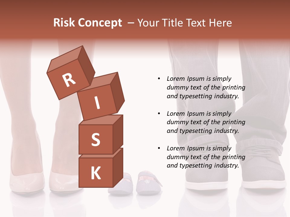 A Couple Of People Standing Next To Each Other PowerPoint Template