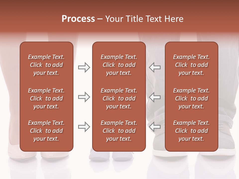 A Couple Of People Standing Next To Each Other PowerPoint Template