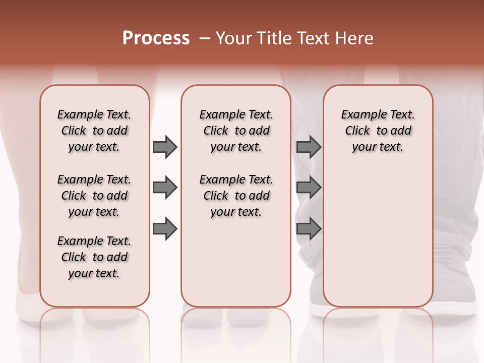 A Couple Of People Standing Next To Each Other PowerPoint Template