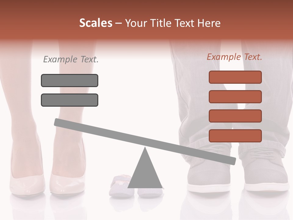 A Couple Of People Standing Next To Each Other PowerPoint Template