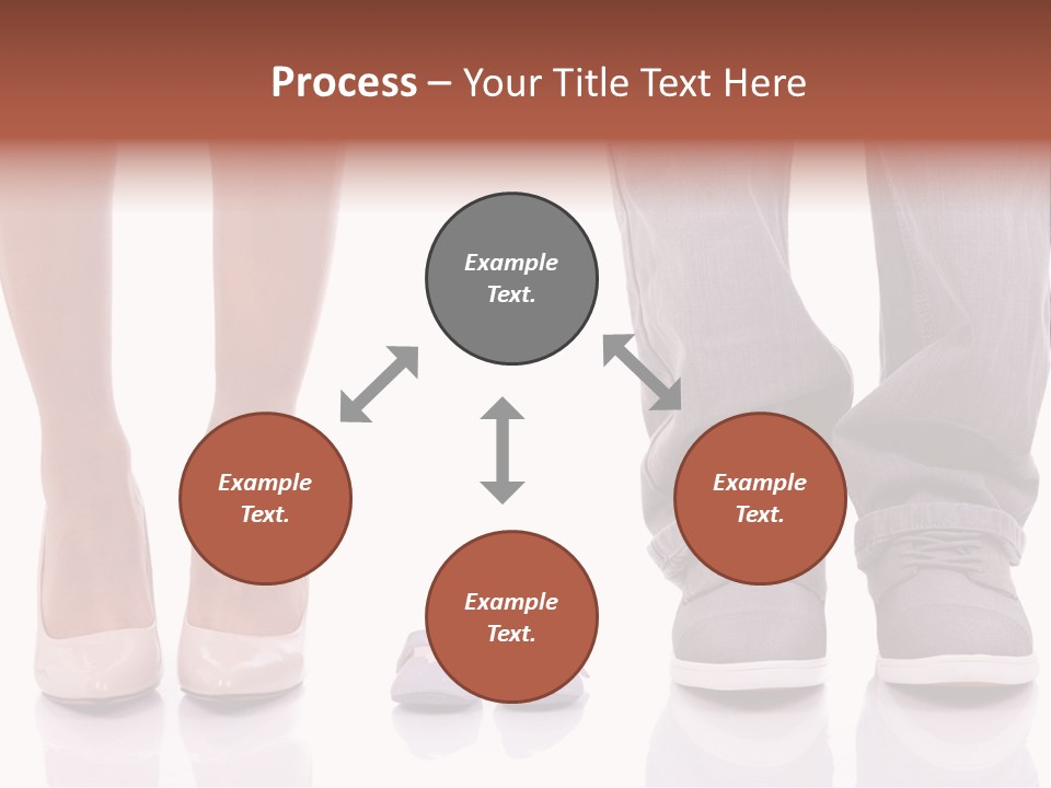 A Couple Of People Standing Next To Each Other PowerPoint Template