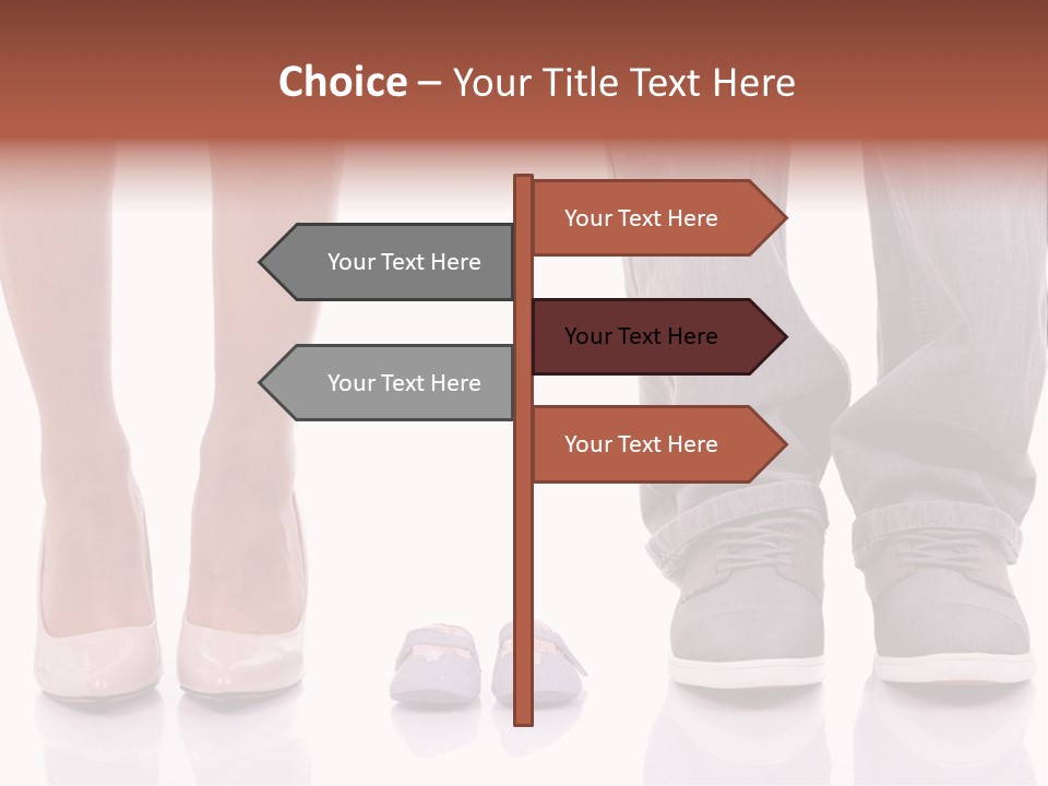 A Couple Of People Standing Next To Each Other PowerPoint Template