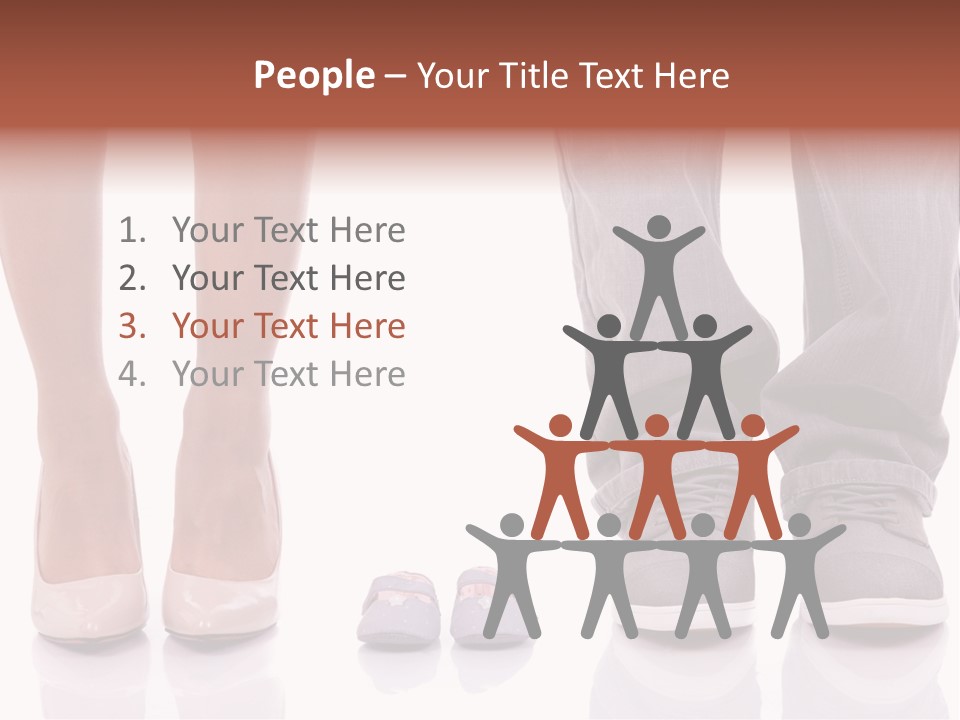 A Couple Of People Standing Next To Each Other PowerPoint Template