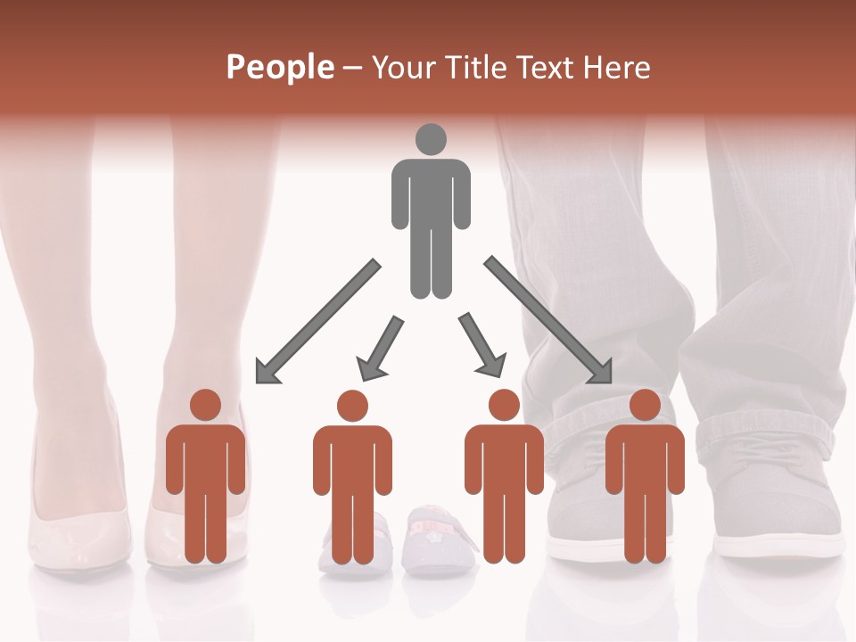 A Couple Of People Standing Next To Each Other PowerPoint Template