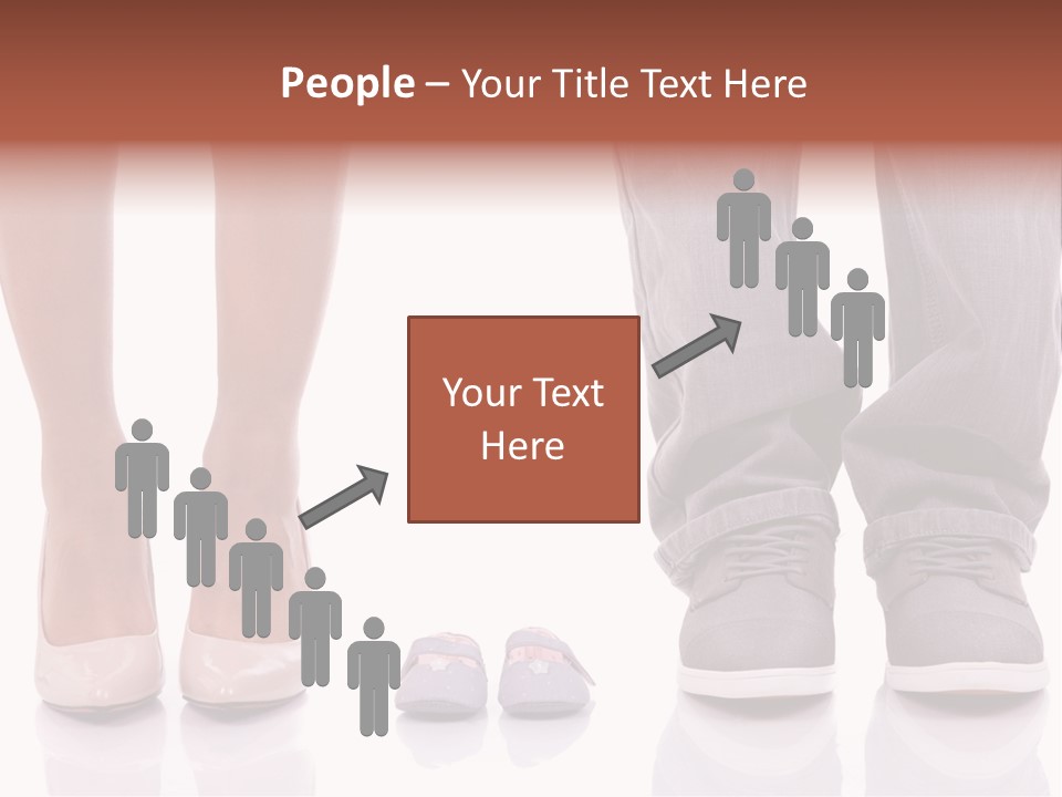 A Couple Of People Standing Next To Each Other PowerPoint Template