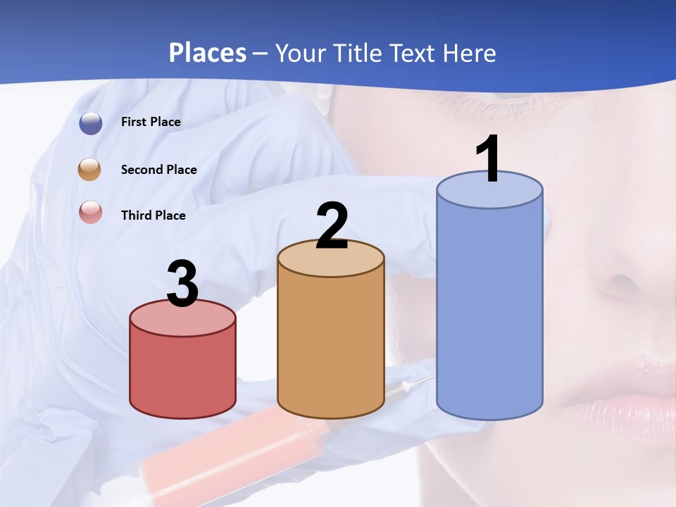 Closeup Injecting Female PowerPoint Template