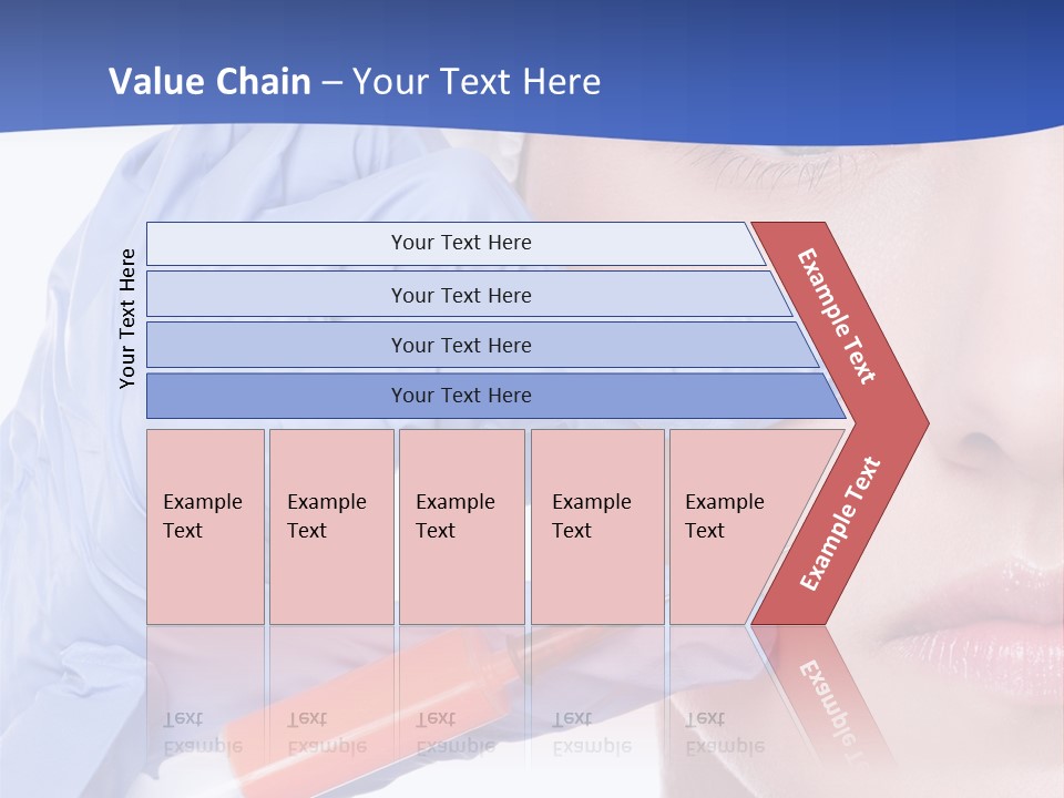 Closeup Injecting Female PowerPoint Template