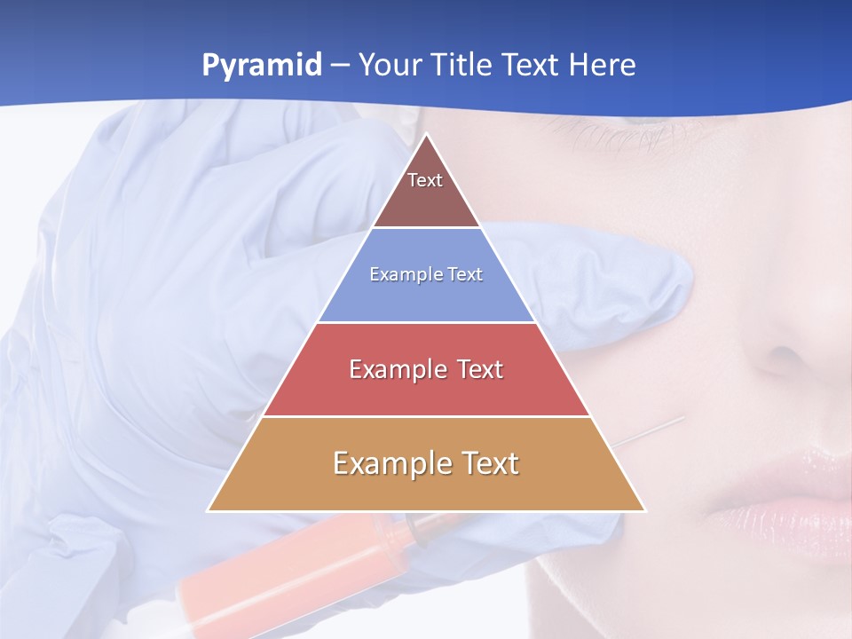 Closeup Injecting Female PowerPoint Template