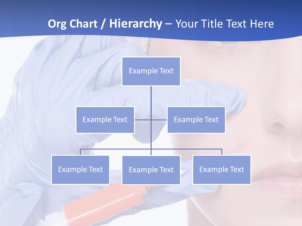 Closeup Injecting Female PowerPoint Template