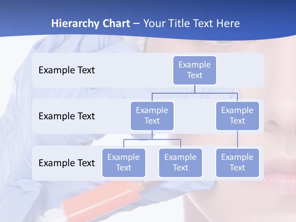 Closeup Injecting Female PowerPoint Template