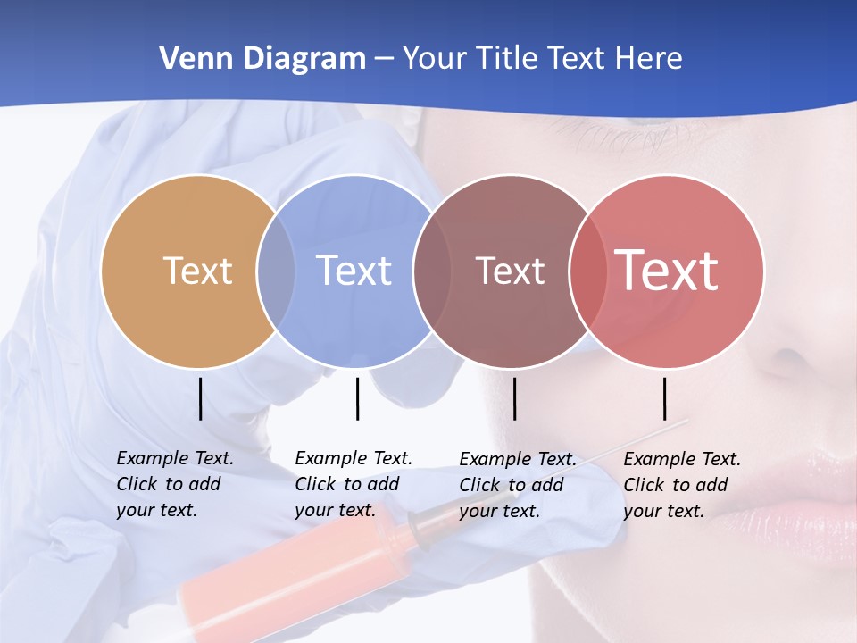 Closeup Injecting Female PowerPoint Template