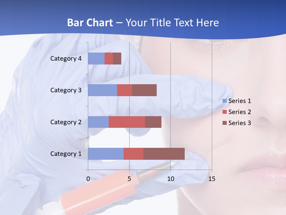 Closeup Injecting Female PowerPoint Template