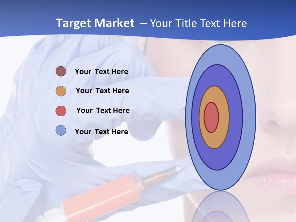 Closeup Injecting Female PowerPoint Template