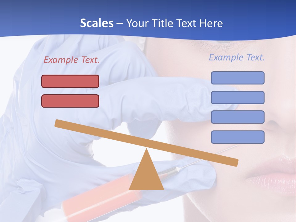 Closeup Injecting Female PowerPoint Template
