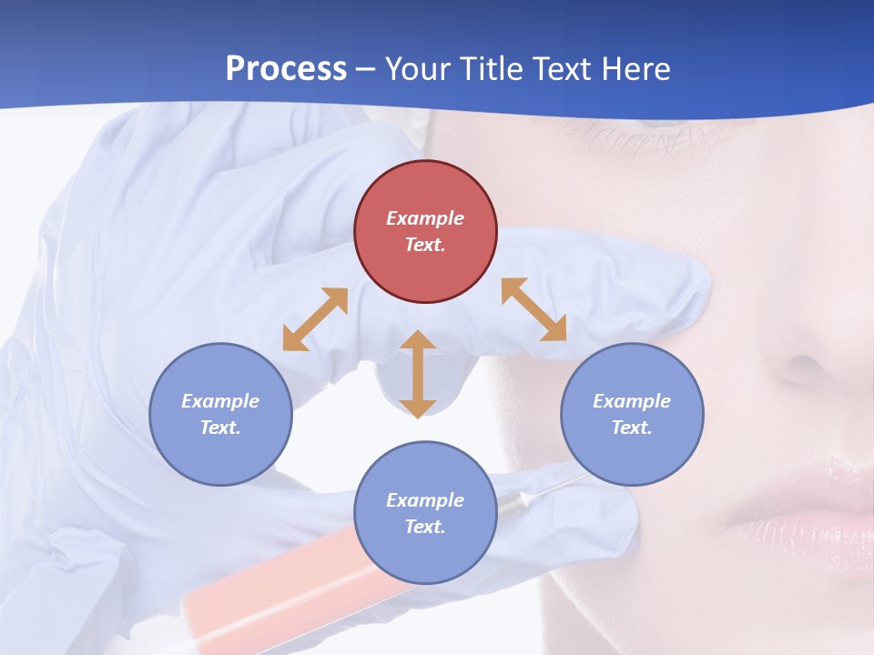 Closeup Injecting Female PowerPoint Template