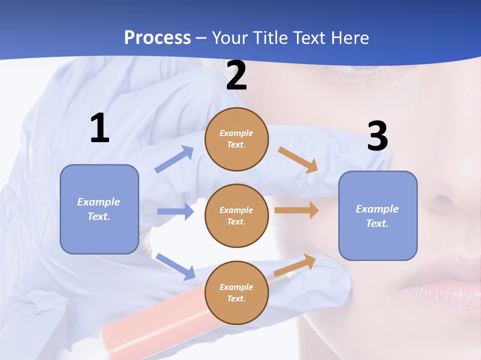 Closeup Injecting Female PowerPoint Template
