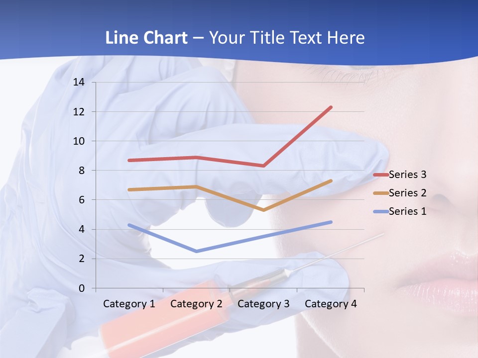 Closeup Injecting Female PowerPoint Template