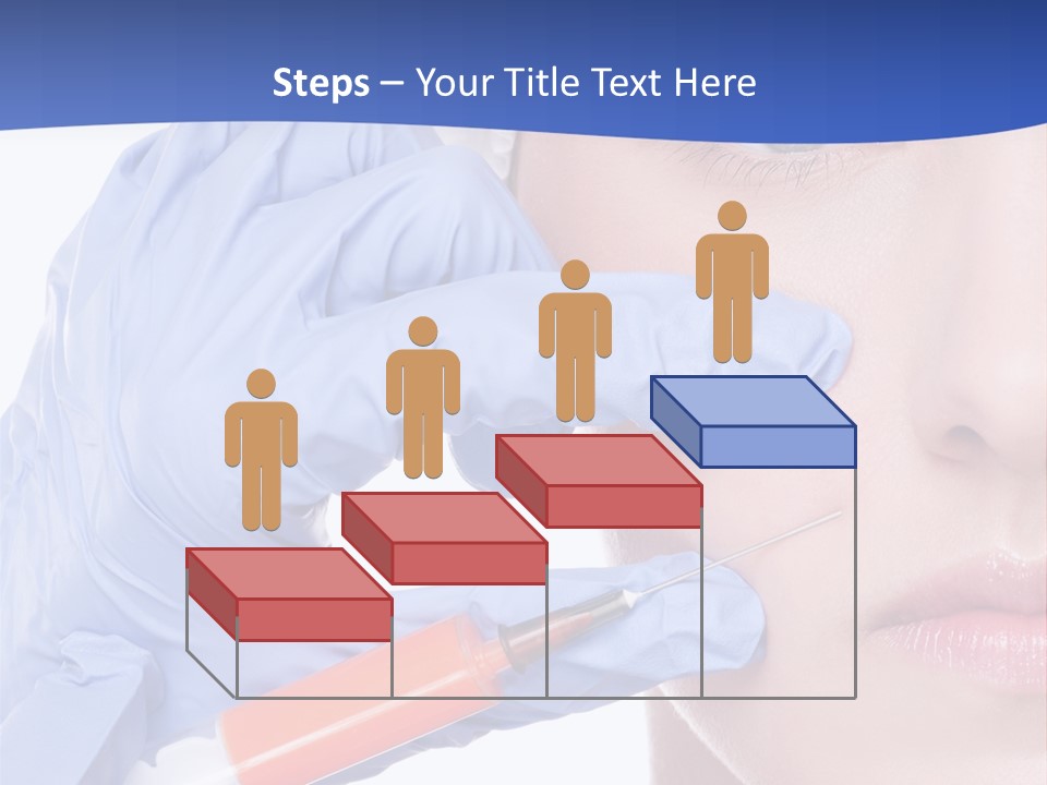 Closeup Injecting Female PowerPoint Template