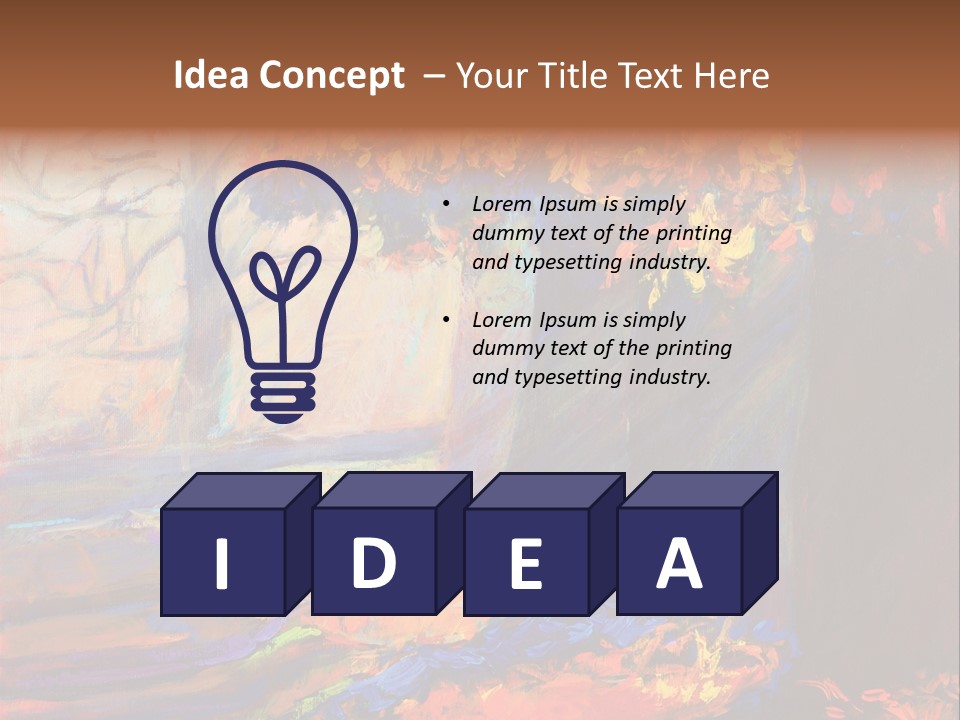 Country Creative Autumn PowerPoint Template