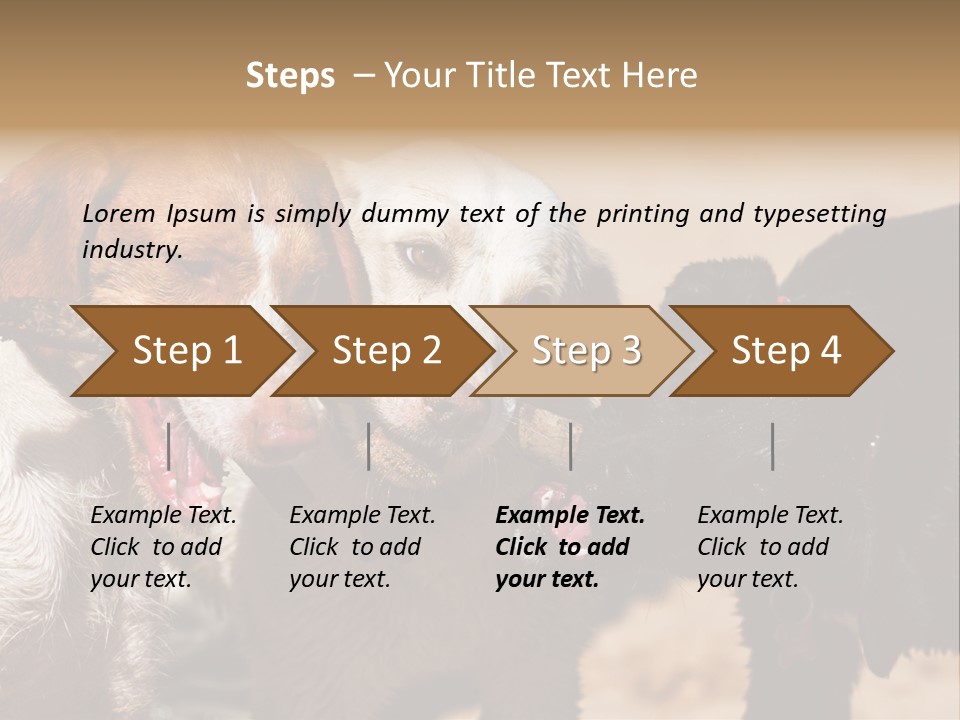 Animal Racing Active PowerPoint Template