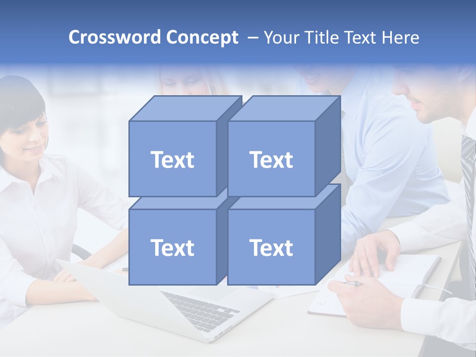 Study Businesspeople Businessman PowerPoint Template