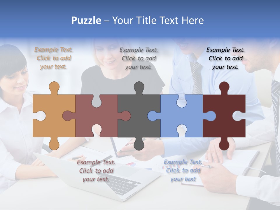 Study Businesspeople Businessman PowerPoint Template