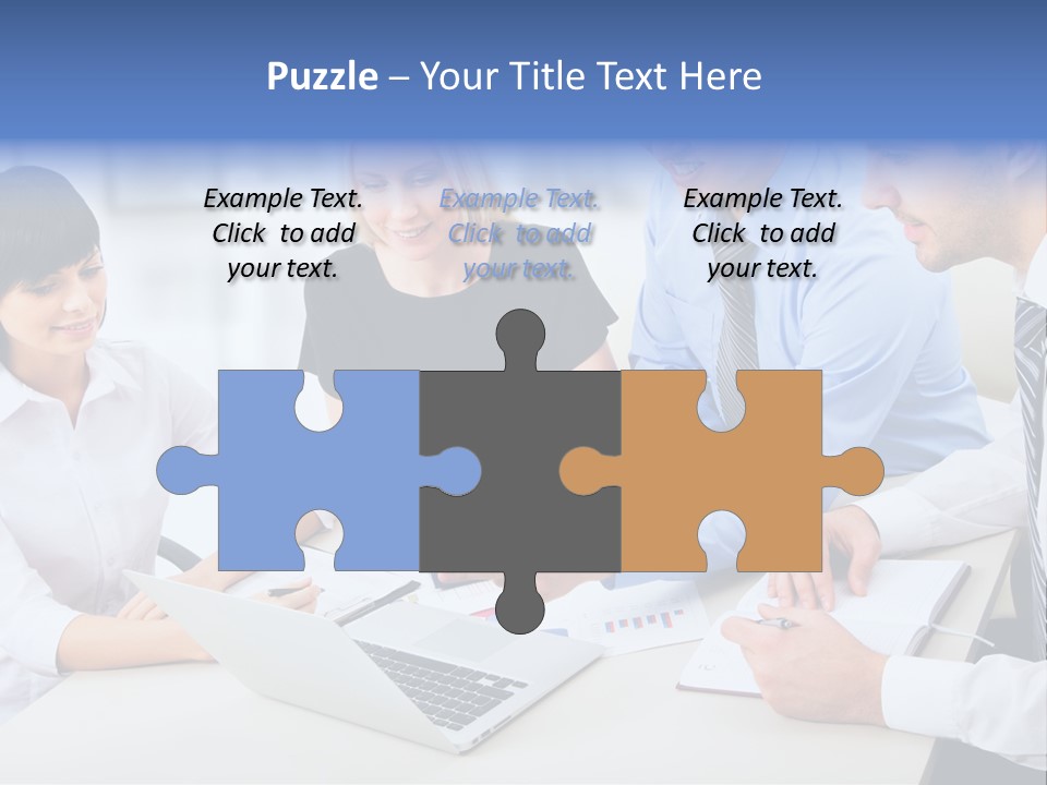 Study Businesspeople Businessman PowerPoint Template