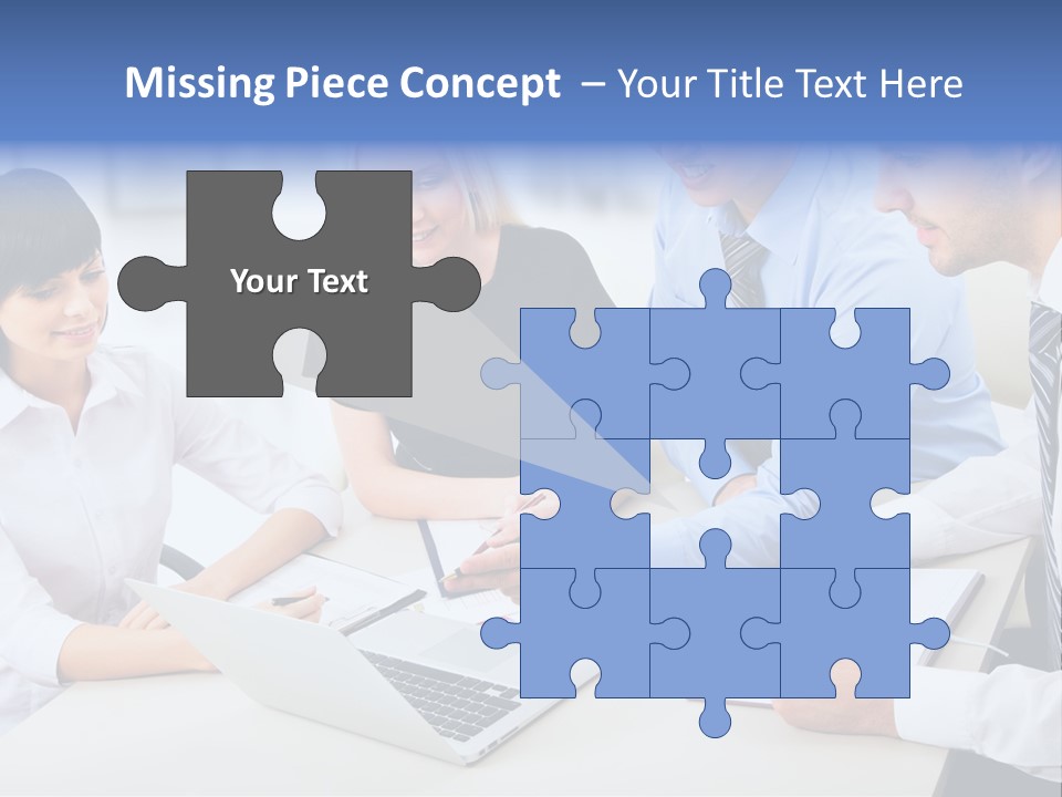 Study Businesspeople Businessman PowerPoint Template