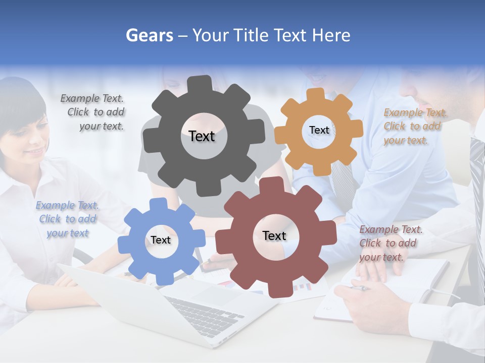 Study Businesspeople Businessman PowerPoint Template