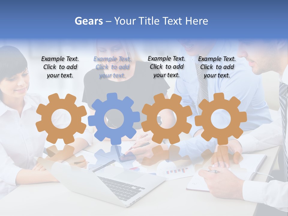 Study Businesspeople Businessman PowerPoint Template