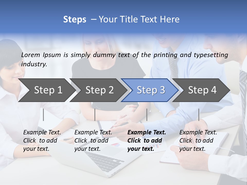 Study Businesspeople Businessman PowerPoint Template