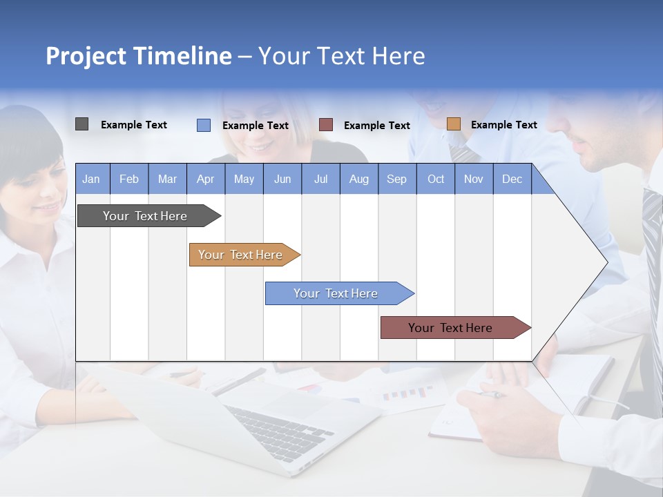 Study Businesspeople Businessman PowerPoint Template