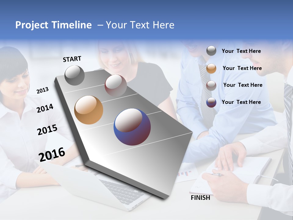 Study Businesspeople Businessman PowerPoint Template