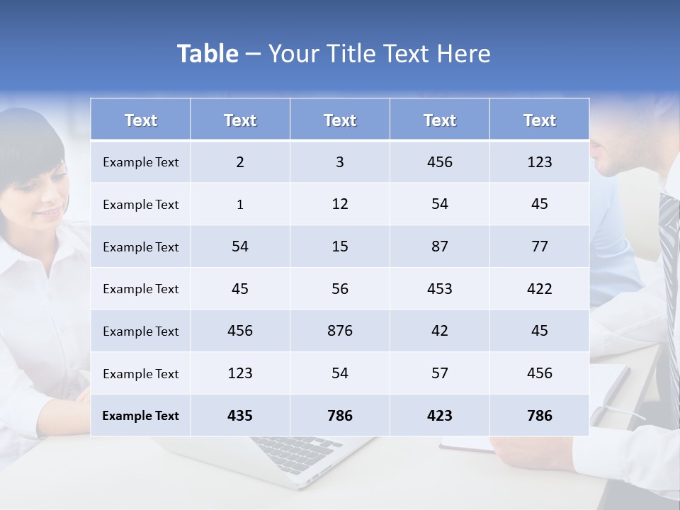 Study Businesspeople Businessman PowerPoint Template