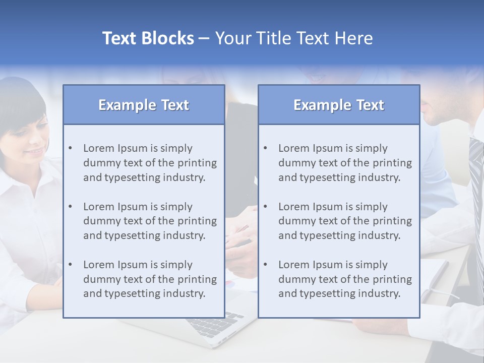 Study Businesspeople Businessman PowerPoint Template