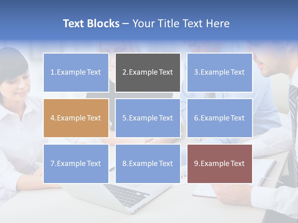 Study Businesspeople Businessman PowerPoint Template