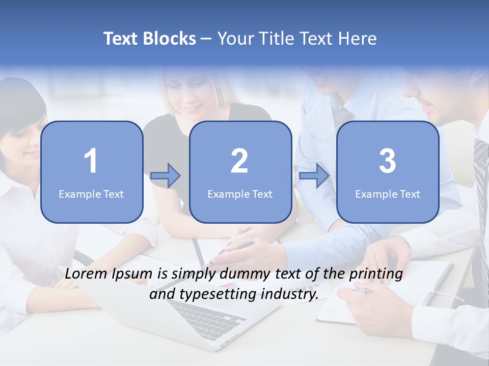 Study Businesspeople Businessman PowerPoint Template