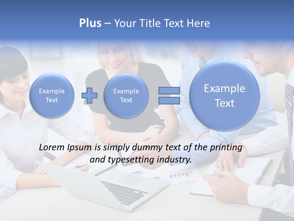 Study Businesspeople Businessman PowerPoint Template