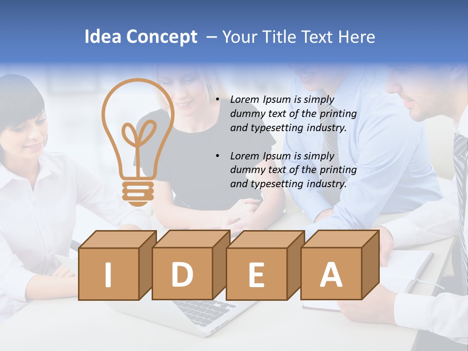 Study Businesspeople Businessman PowerPoint Template