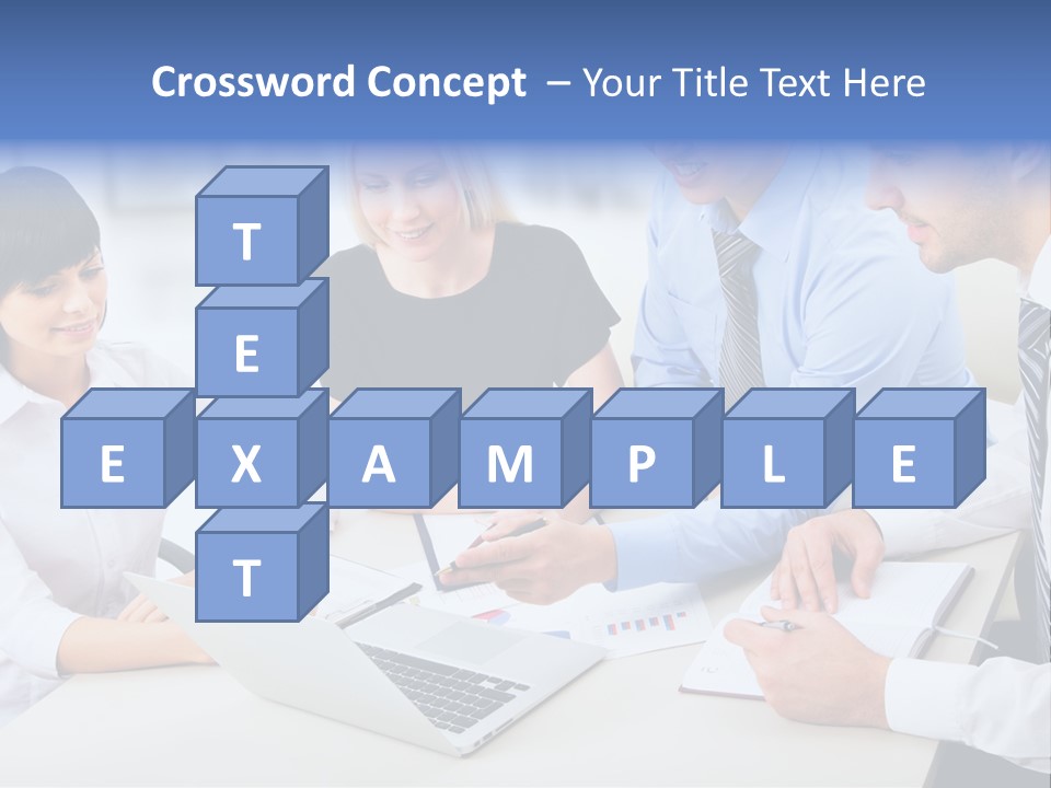 Study Businesspeople Businessman PowerPoint Template