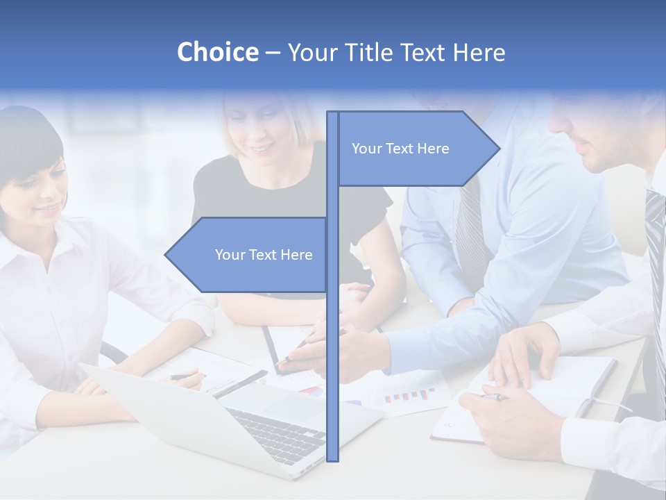 Study Businesspeople Businessman PowerPoint Template