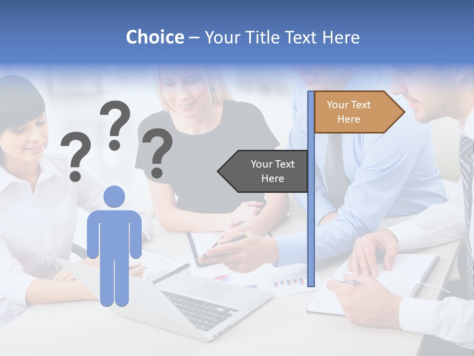 Study Businesspeople Businessman PowerPoint Template