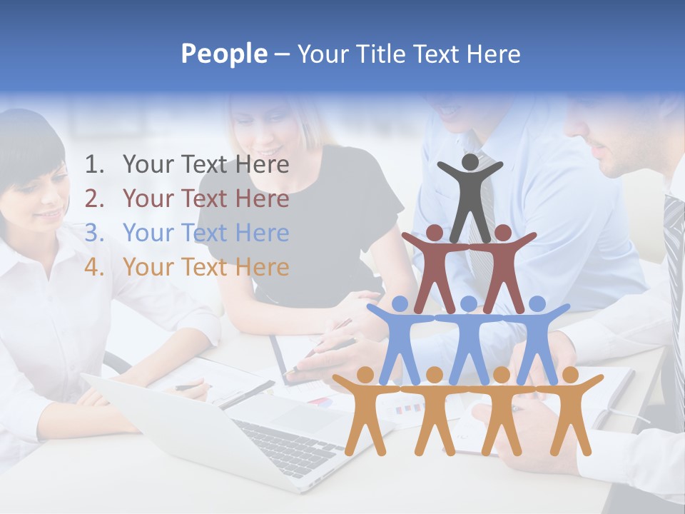 Study Businesspeople Businessman PowerPoint Template