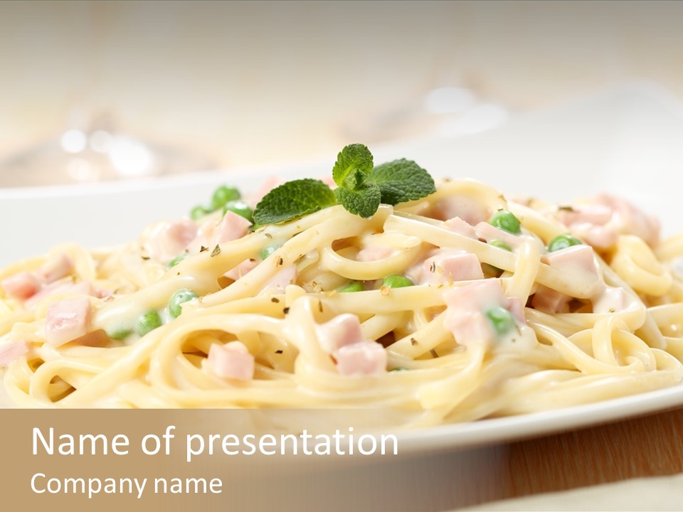 Italian Pasta Food And Drink Pasta Sauce PowerPoint Template