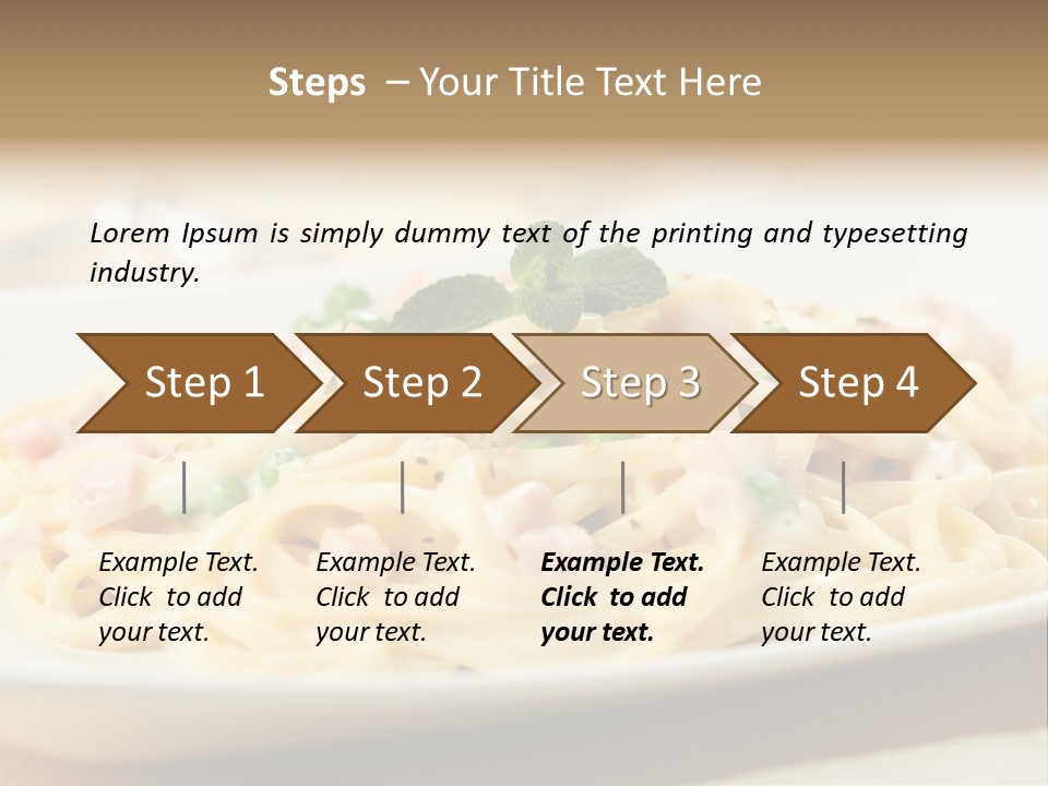 Italian Pasta Food And Drink Pasta Sauce PowerPoint Template