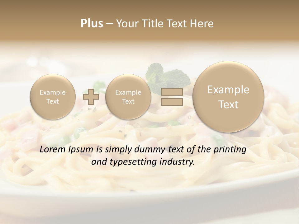 Italian Pasta Food And Drink Pasta Sauce PowerPoint Template